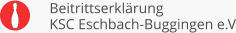Beitrittserklärung  KSC Eschbach-Buggingen e.V